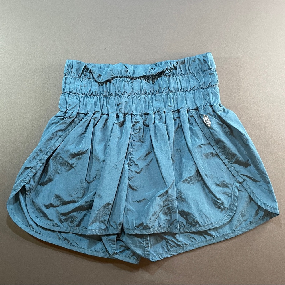 Stylish Blue Women's Athletic Shorts